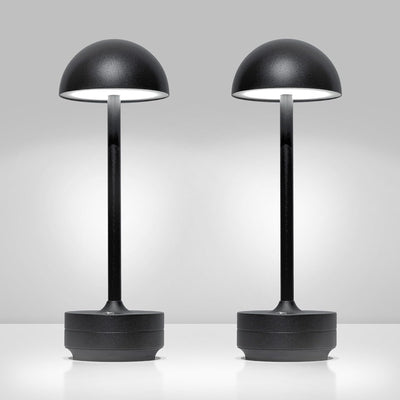 2 Lámparas Mesa Inalámbricas LED 5000mAh Portátiles para Patio