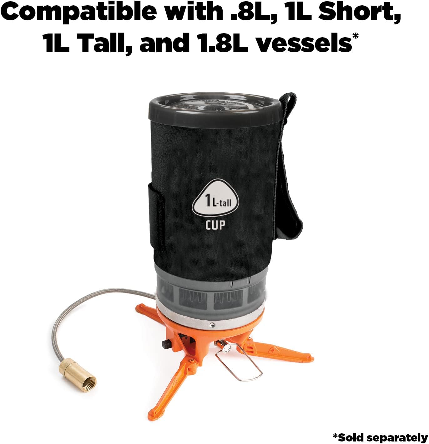Quemador lateral satélite para Eureka! o Jetlink acampar