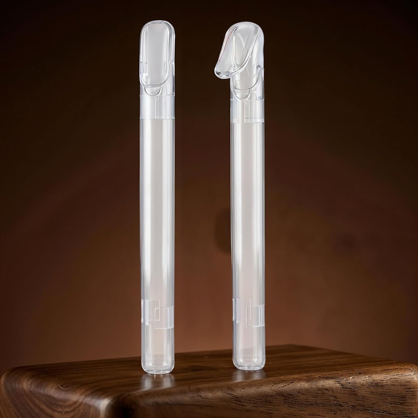 Soporte plástico palillos portátiles 2 cajas
