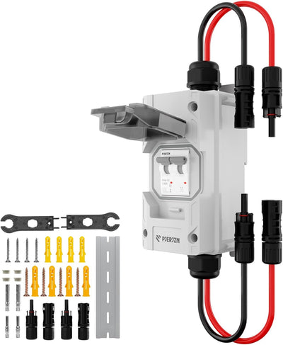 Interruptor desconexión solar 10-60A 1000V cubierta mejorada