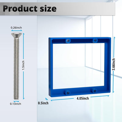 Extensor caja eléctrica doble gang 0.5pulg 4pzas