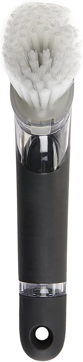 Cepillo dispensador jabón SteeL set 2