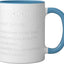 Taza cerámica Connie Name azul/blanco