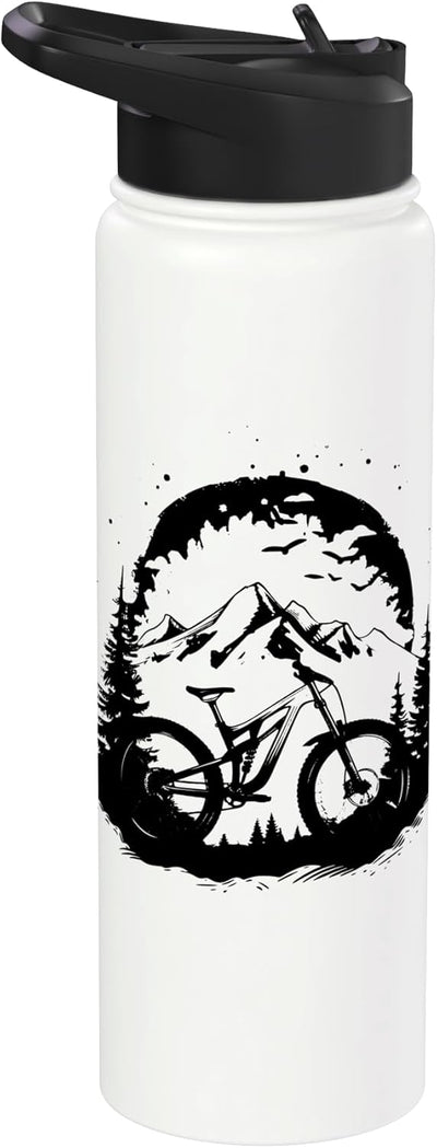 Botella agua térmica acero inox para bicicleta