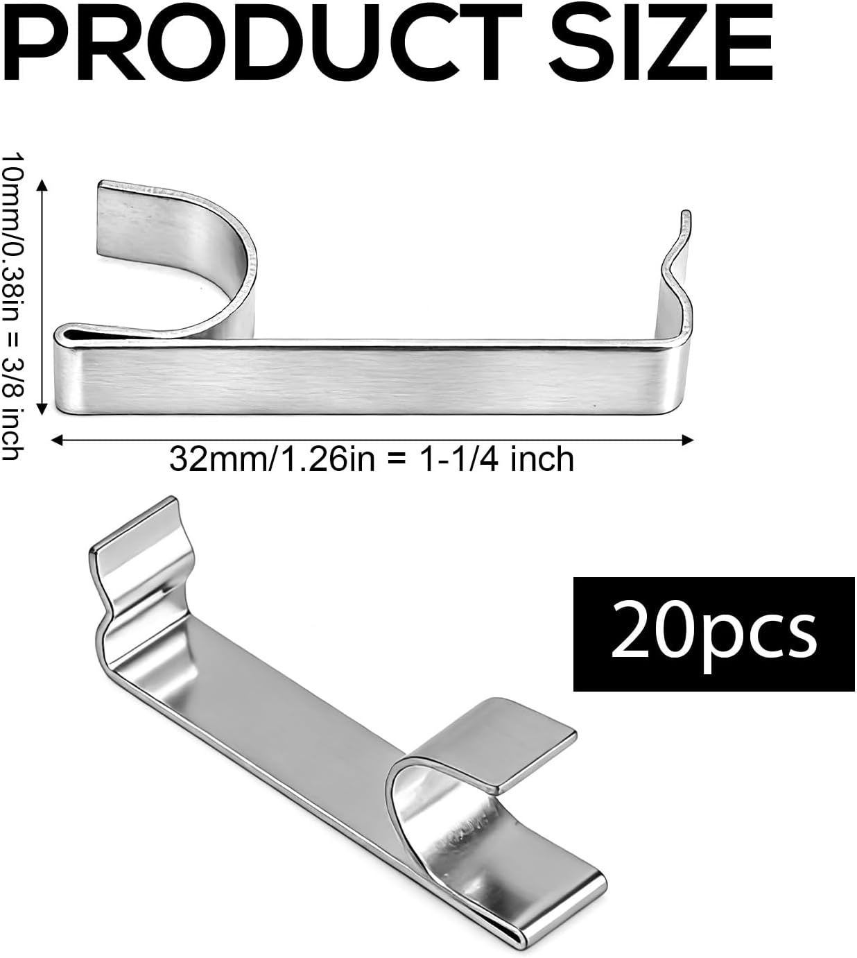 20 Clips Repuesto Equilibrio Ventana Accesorios Hogar
