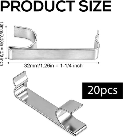 20 Clips Repuesto Equilibrio Ventana Accesorios Hogar