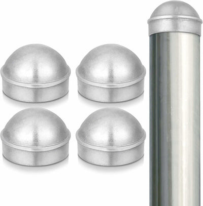 5 Pzas Tapas poste valla cadena 2-7/8" aluminio
