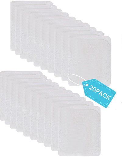 20 Almohadillas Reutilizables para Mopa Spone Microfibra