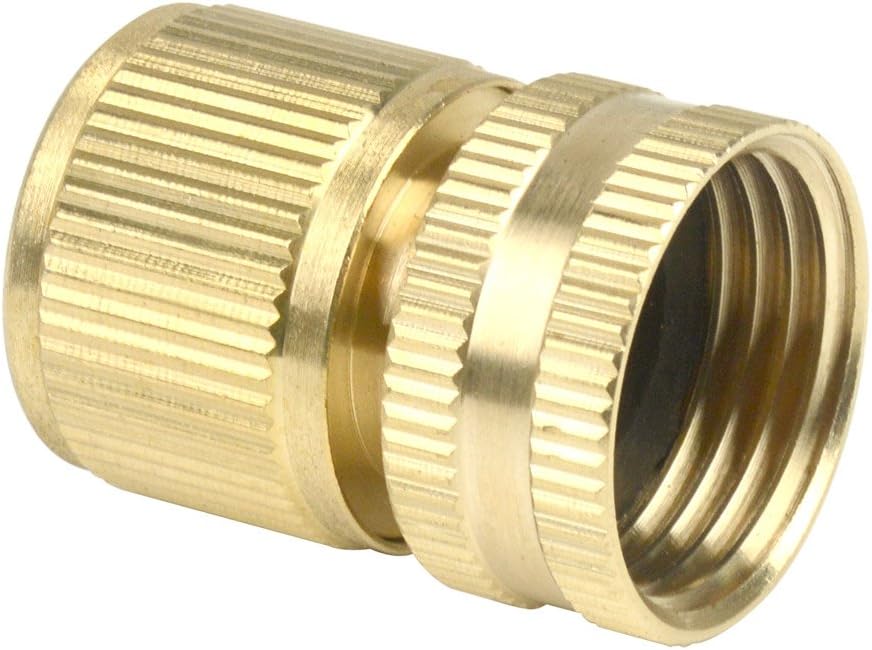 Juego manguera jardín latón 3/4pulg conector rápido