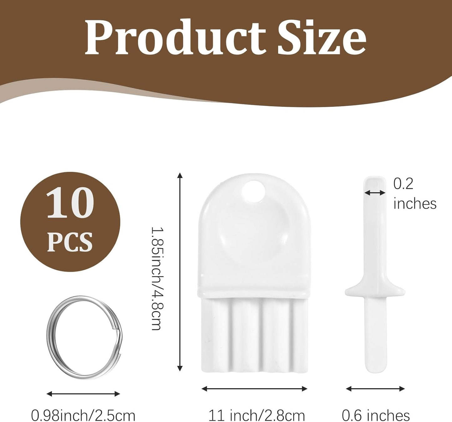 10 Llaves dispensadoras papel higiénico universal
