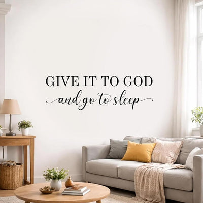 Adhesivo pared frase inspiradora para dormitorio