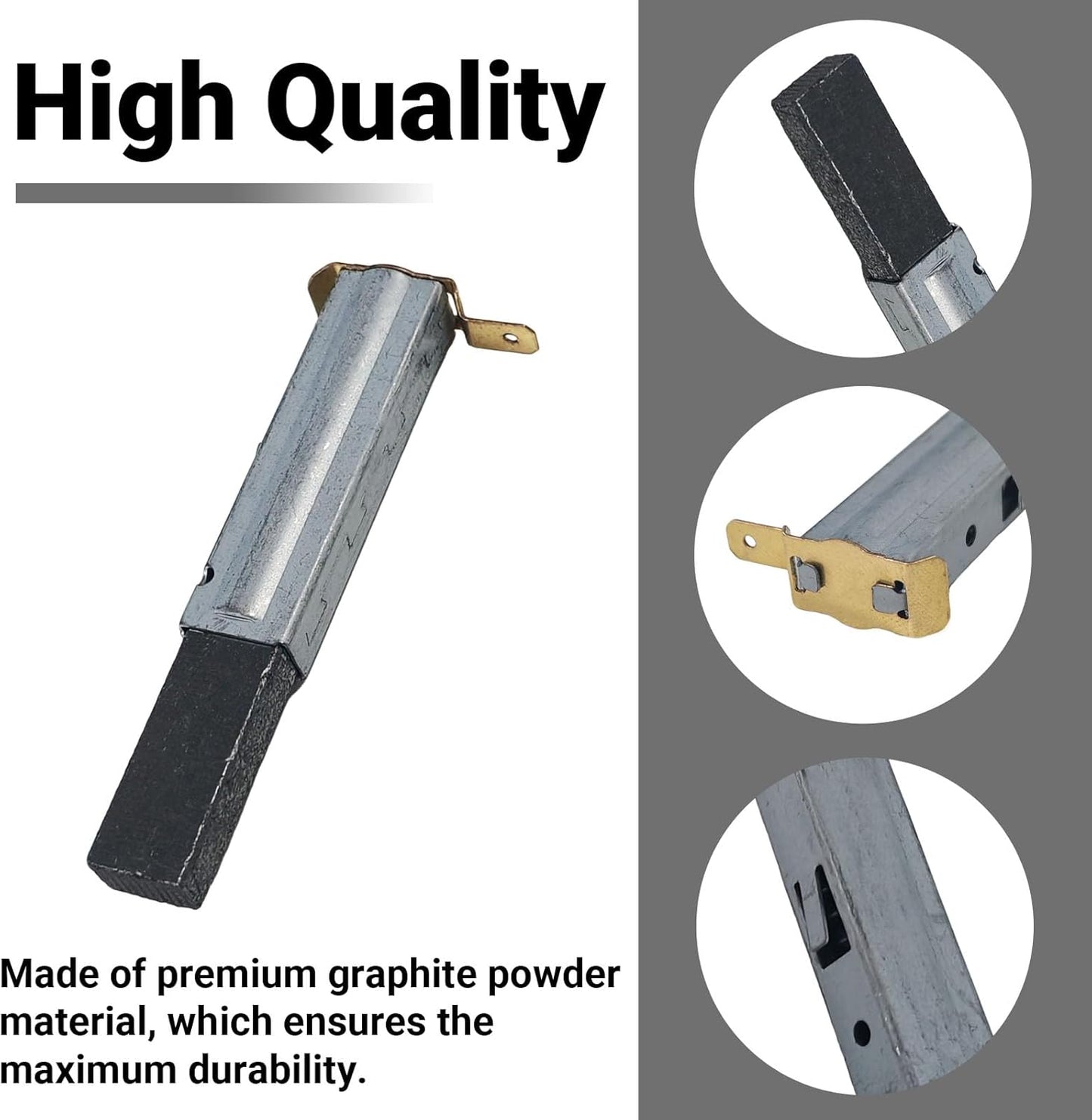 Cepillos carbón motor vacío paq 2 modelos 30-90L
