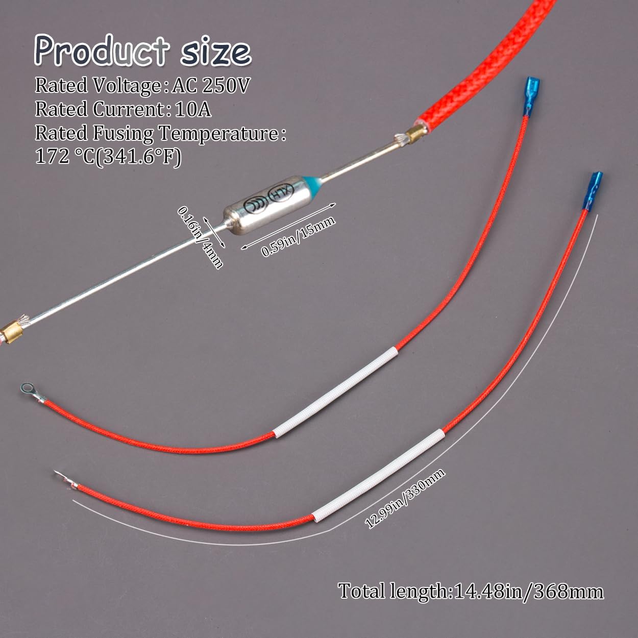 Fusible térmico olla arrocera 5 pzas 250V 341.6°F