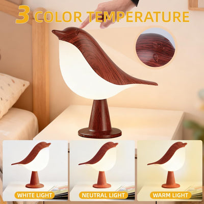 Lámpara mesa inalámbrica 3 temperaturas sensor táctil para niños
