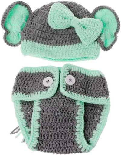 Disfraz tejido a crochet para bebé recién nacido