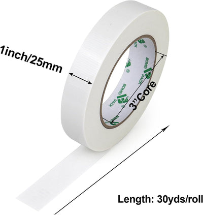 Cinta adhesiva 1pulg x30yd 6 pzas 8.27mil flexible sin residuos