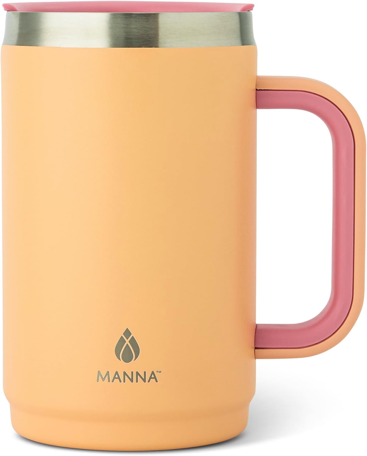 Taza Boulder Manna 20oz Esmalte Melocotón Clavel Rosa