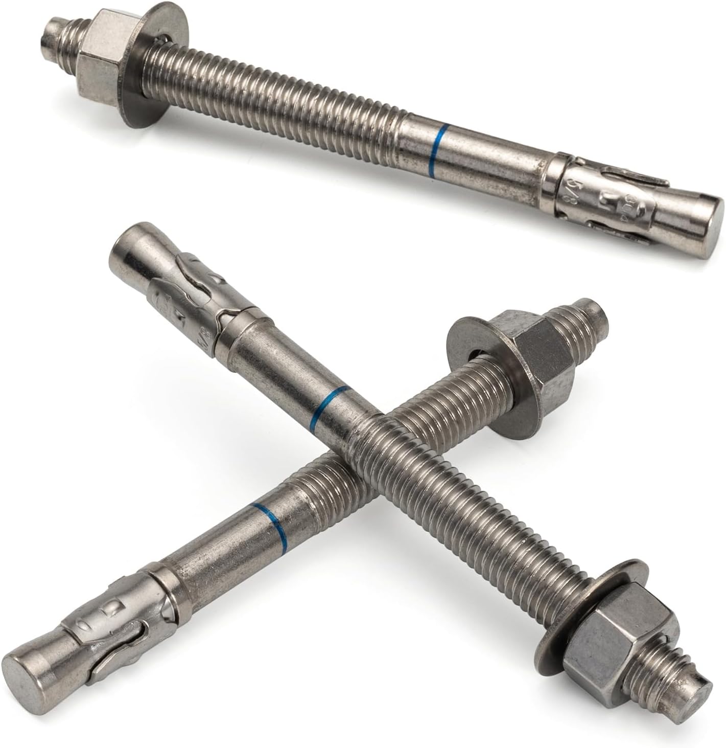 Anclajes hormigón 5/8x10 10 Pzas acero inox