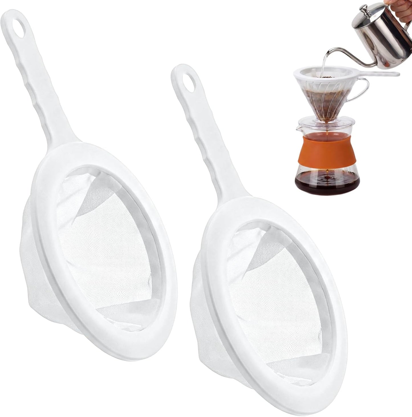 Colador malla fina para yogur jugo leche