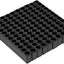 Organiz. brocas 1/4 pulg 10 Uds plástico negro