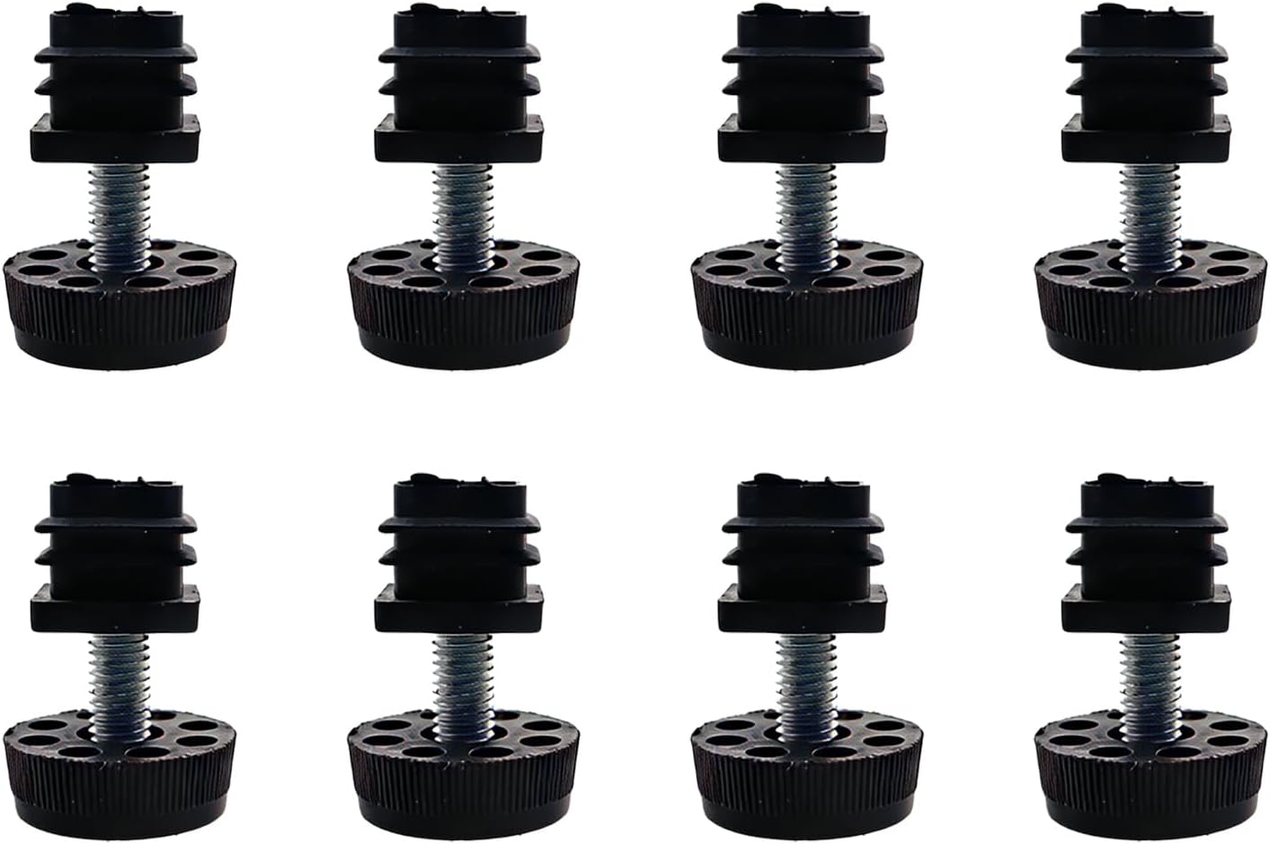 8 Pzas Patas Regulables para Muebles Antideslizante Universal
