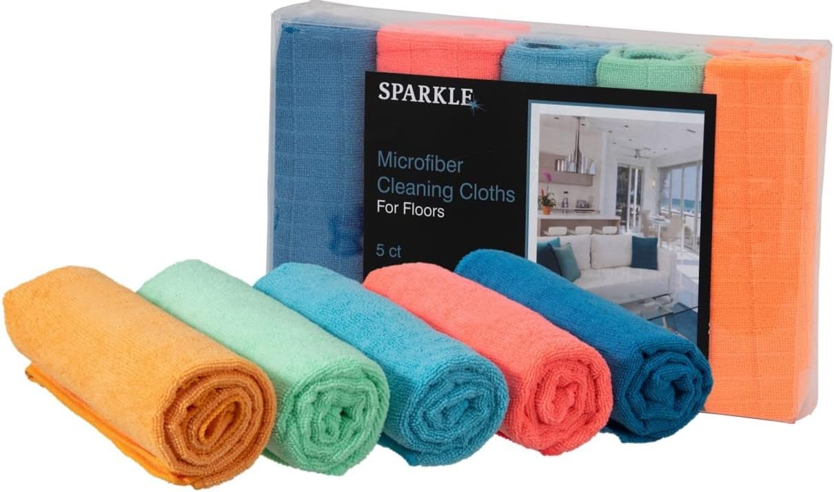 Toalla microfibra trapeador 20x30pulg paquete 5 multicolor