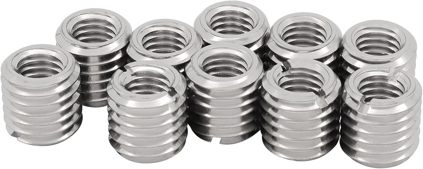 Kit 10 Insertos Roscados M10/M12 Acero Inox Auto