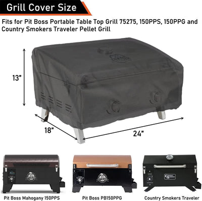 Cubierta parrilla Pit Boss 150 mesa resistente impermeable