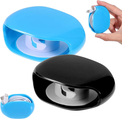 Carrete retráctil para cable USB auriculares y cargadores