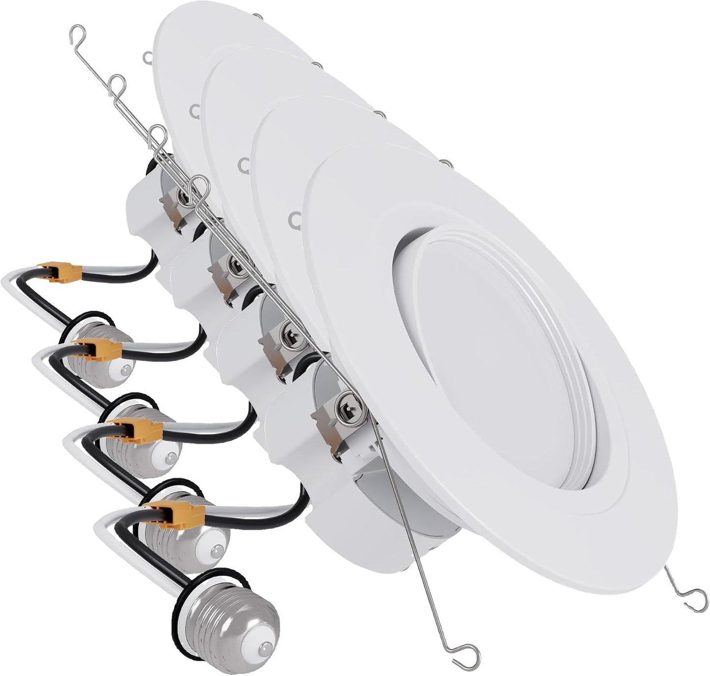 Luz LED empotrable 6pulg cardán ajustable atenuación calor