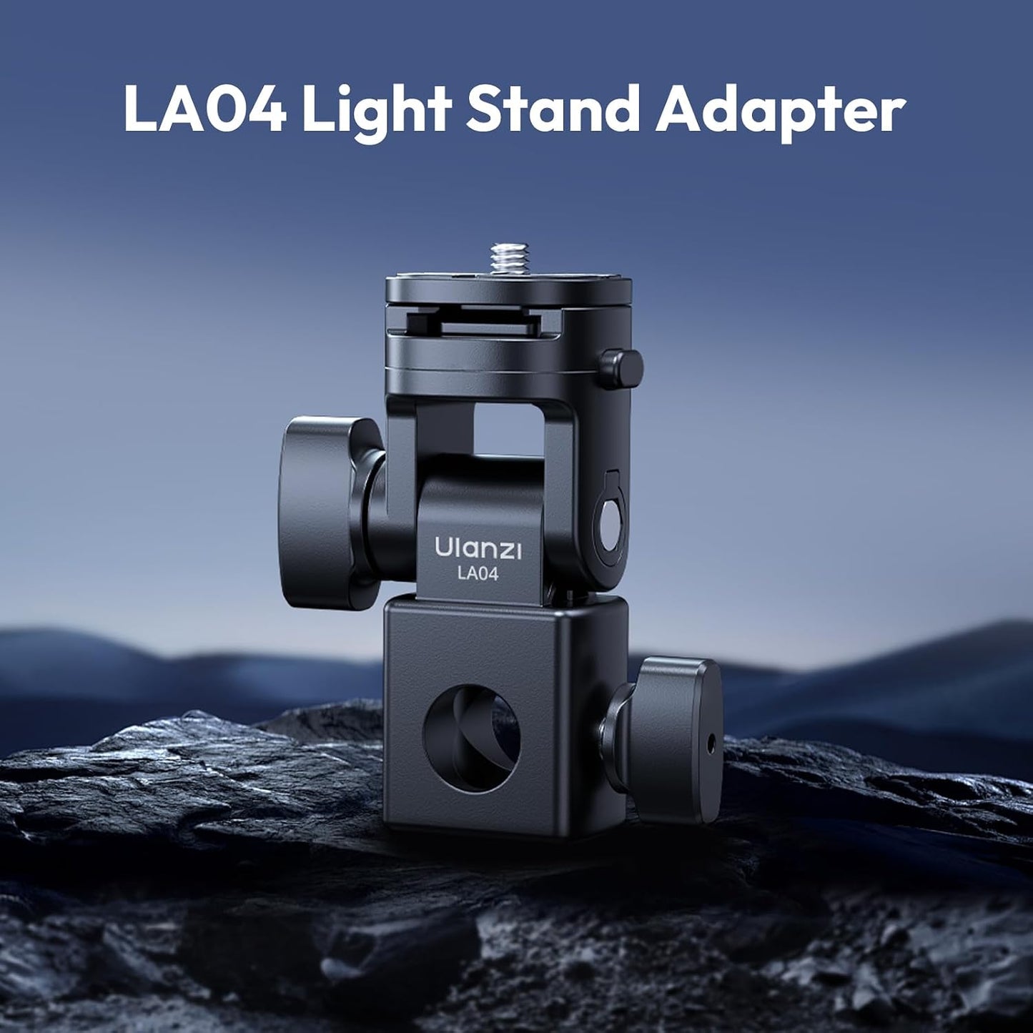 Adaptador soporte luz 1/4 placa liberación rápida