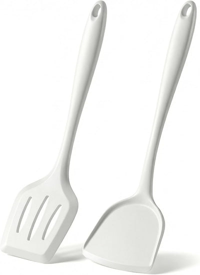 2 Pzas Espátula Silicona Antiadherente Para Hornear Y Mezclar Crema