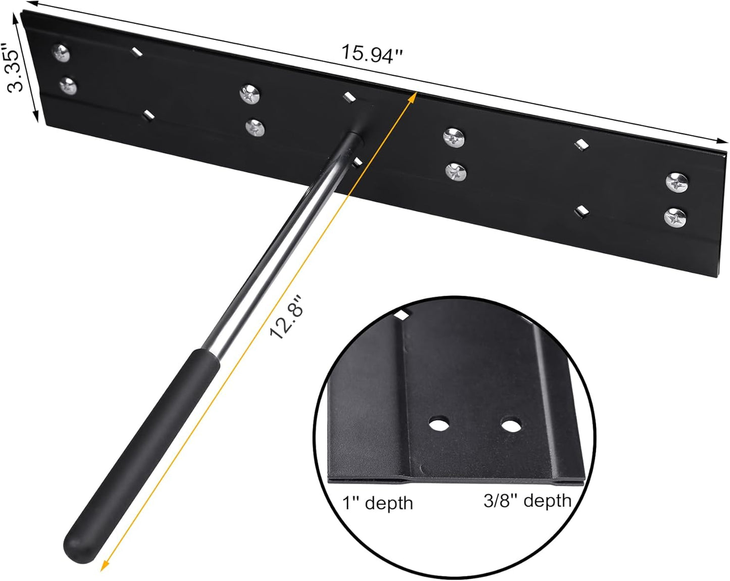 Herramienta dobladillo plegable chapa 16pulg acero HVAC