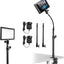 2 Luces LED Bicolor 3200-5600K para Videoconferencia y Podcast