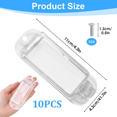 10 Pzas Protector Interruptor Basculante Bebé Placa Seguridad