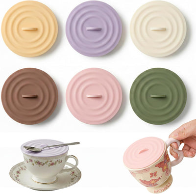 Fundas de silicona universales antipolvo para tazas de té y café
