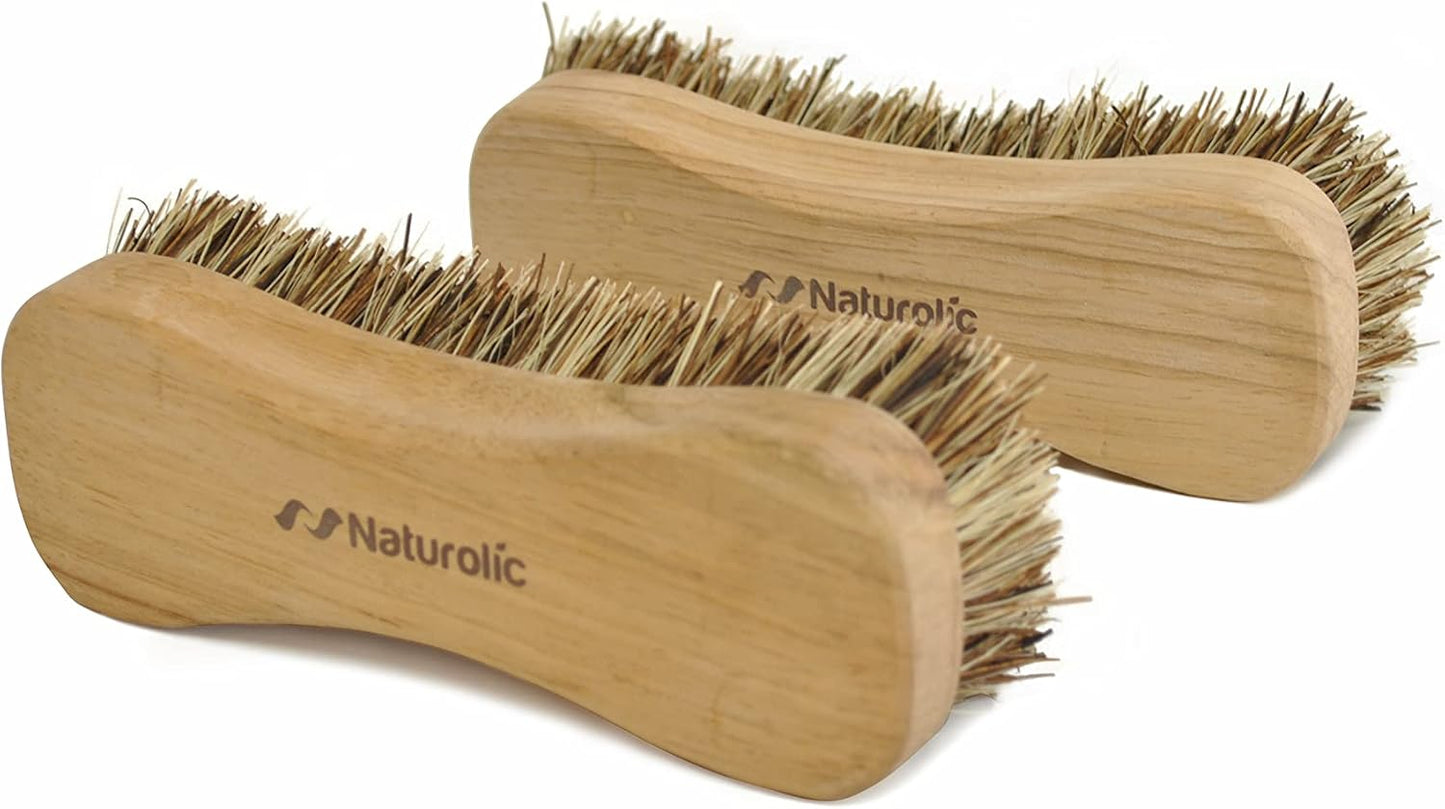 Juego 2 cepillos madera cerdas Palmyra ecológico