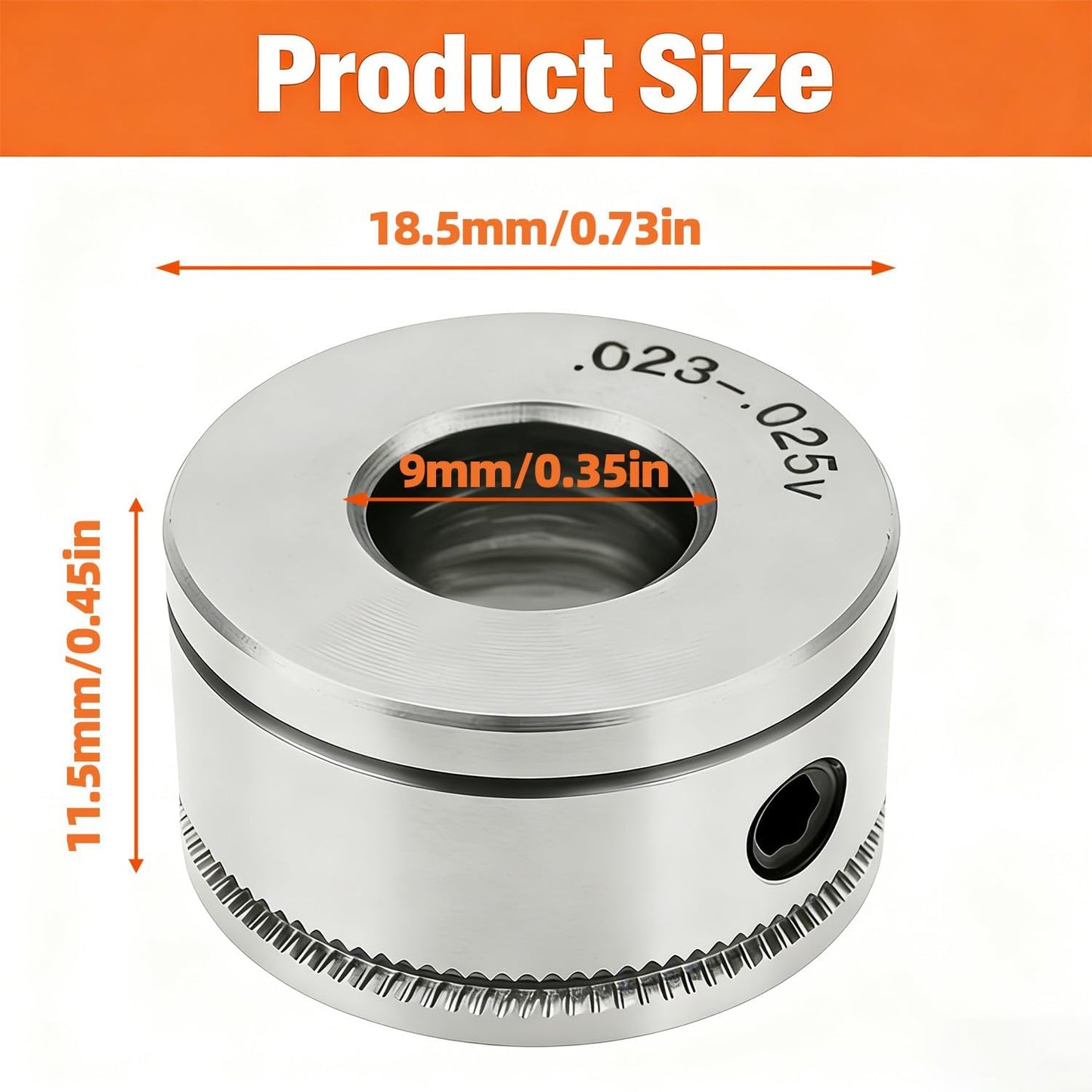 Rodillo repuesto soldador comp Lincoln Weld Pak 0.023-0.025pulg