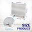 2 Protectores Salpicaduras Acero Inox Freidora Lateral 20.5x18pulg