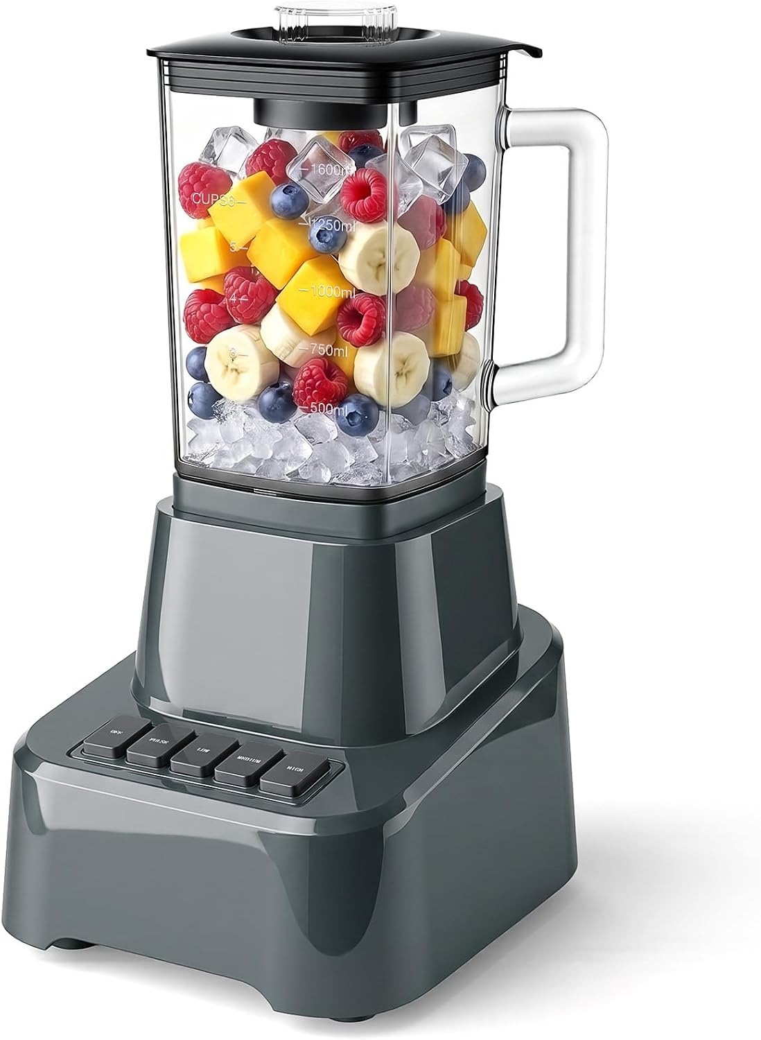 Licuadora profesional 850W jarra 54oz 4 velocidades pulso