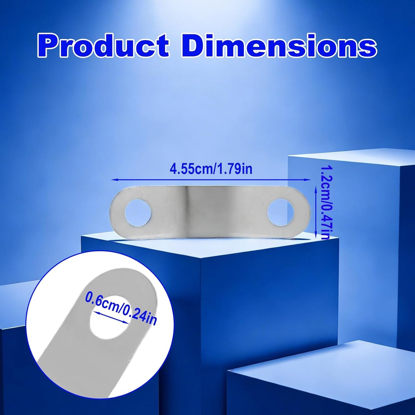 10 Clips Horquilla Acero Inox U Fregadero Drenaje Bañera Comp Danco