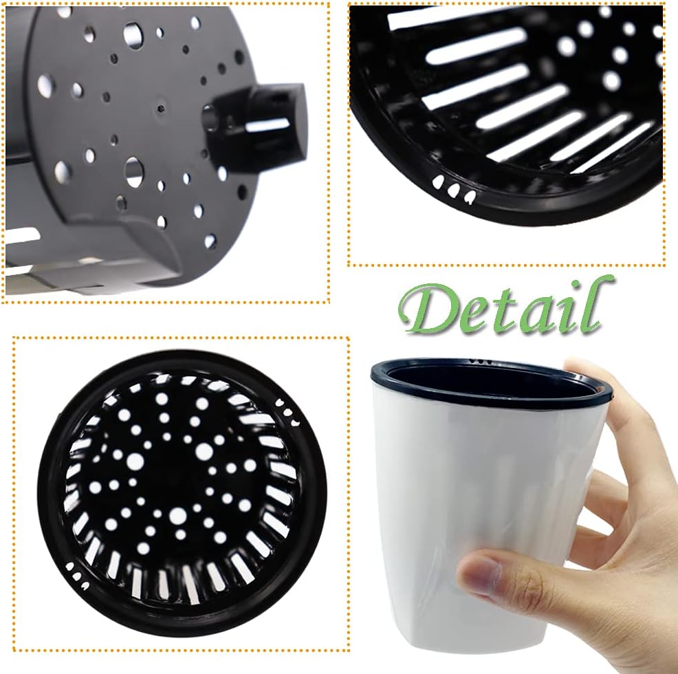 Set 12 Macetas Riego Automático Plástico 4pulg