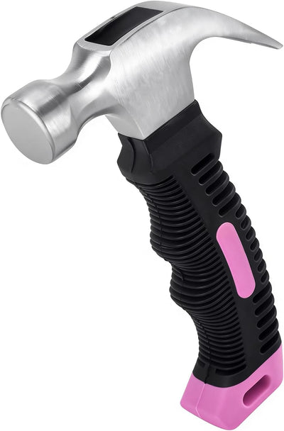 Martillo garra 8oz mini rosa para mujer y niño