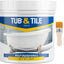 Kit pintura azulejos bañera 10.6oz con herramientas blanco
