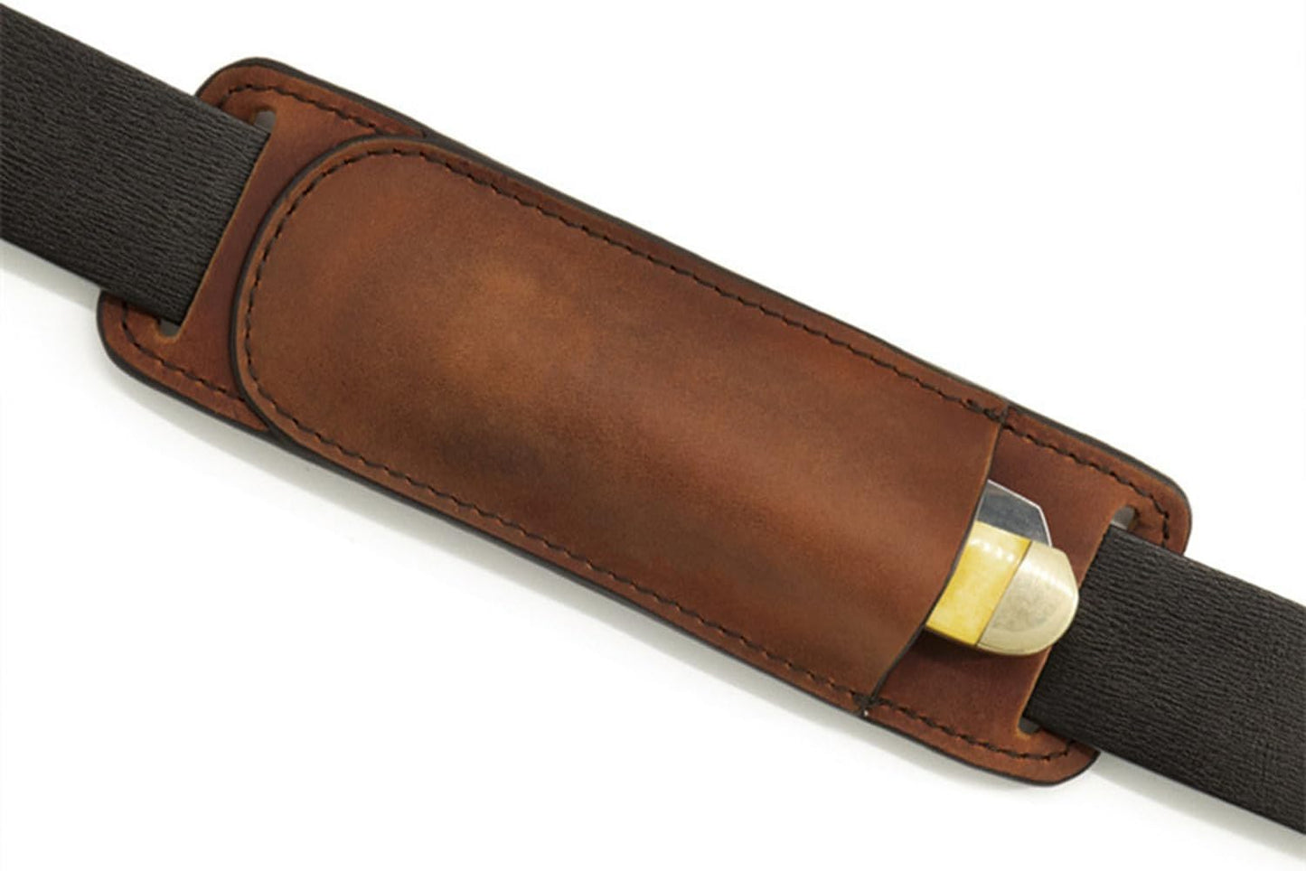 Funda cuero cinturón cuchillos 7.2x2.2pulg soporte bolsillo EDC