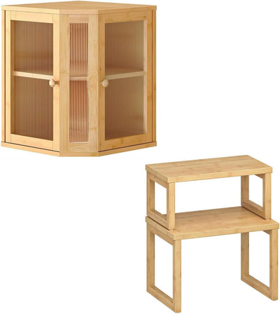 Estante organizador pan 2 niveles expandible cocina
