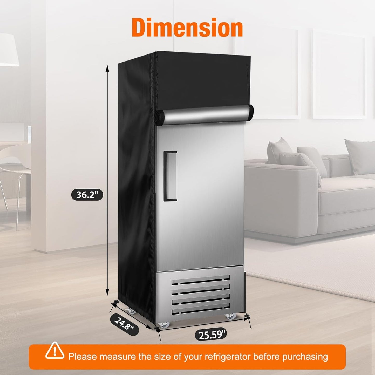 Cubierta comercial para máquina de hielo 25.59x24.8x36.2pulg