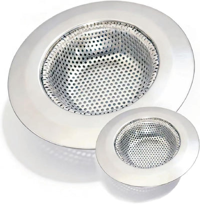 Colador acero inox para cocina ducha baño set 2 tamaños