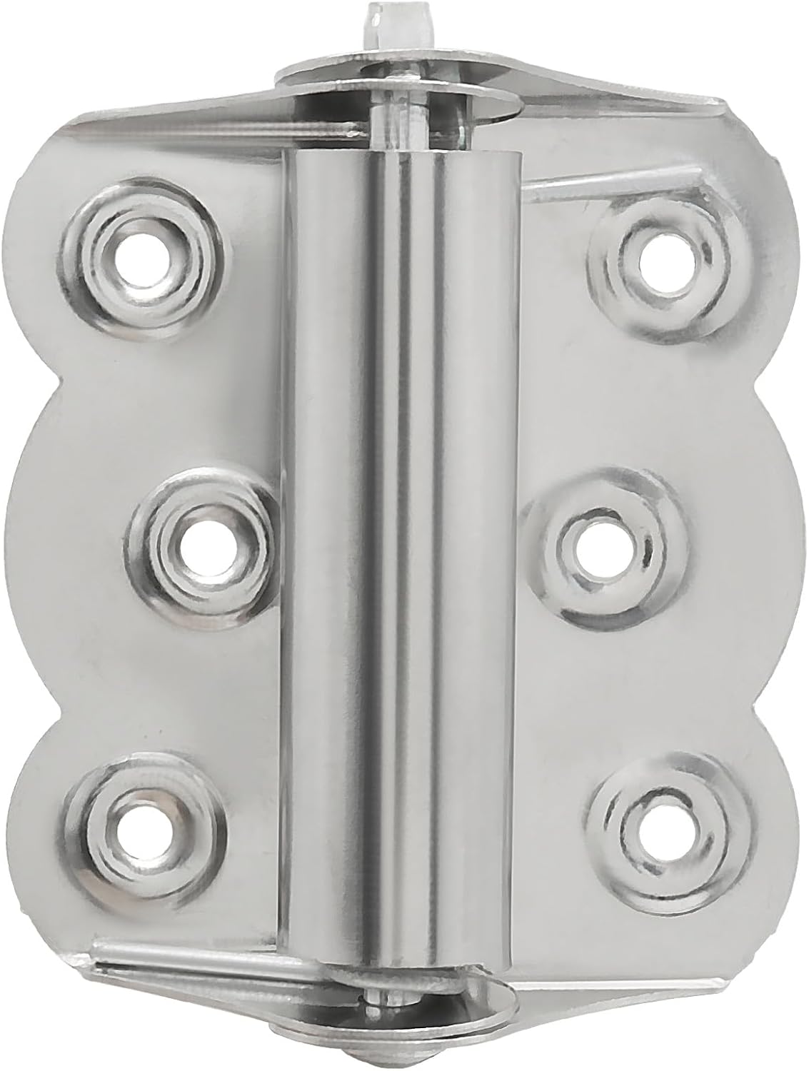 Bisagras acero inox 2.7x2.4pulg plateadas cierre auto puerta mosquitera