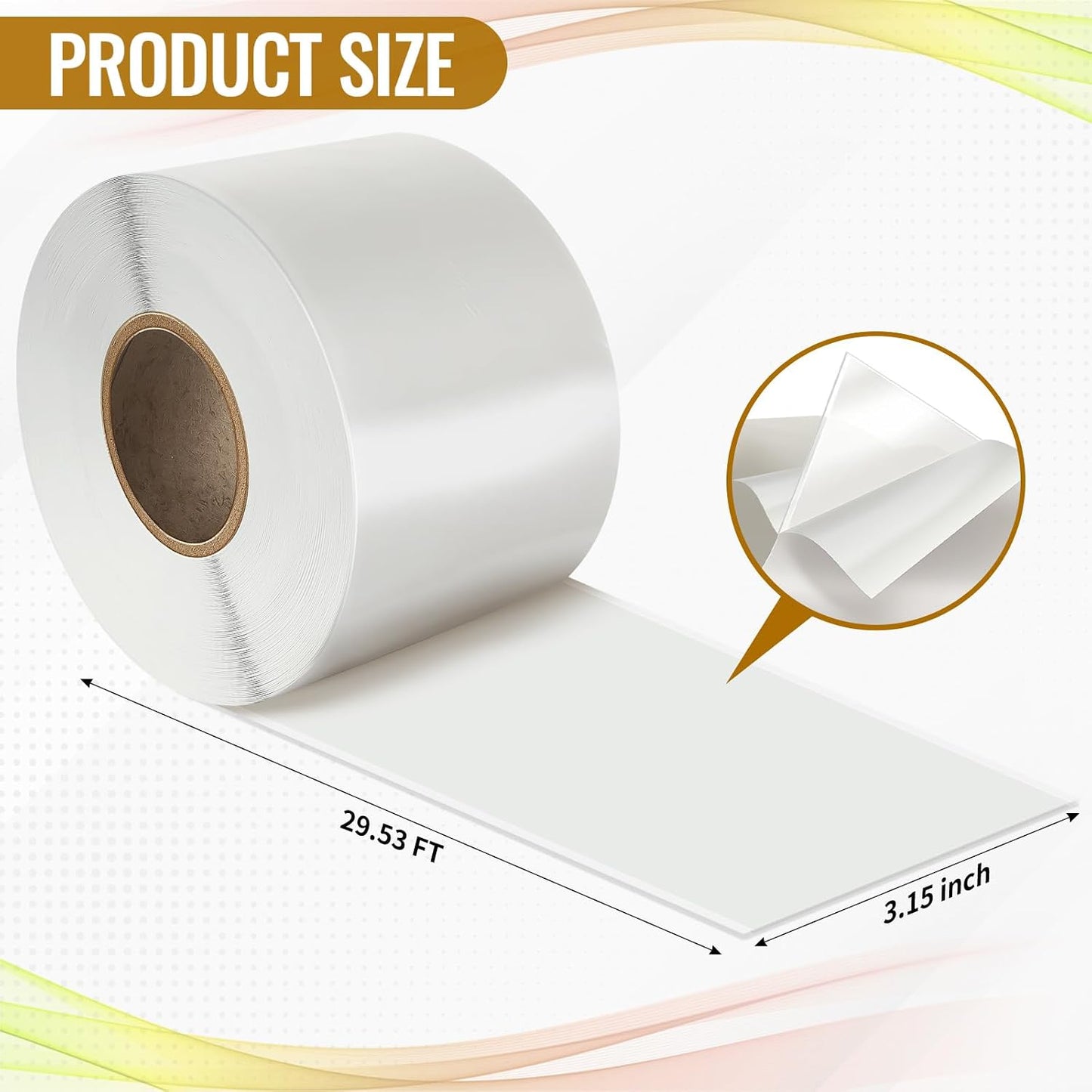 Cinta autoadhesiva doble cara para estanque 3x30pulg